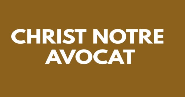 Christ notre avocat