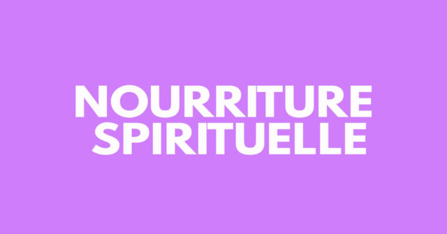 Nourriture spirituelle