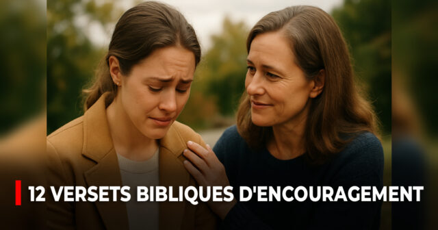 12 versets bibliques d'encouragement