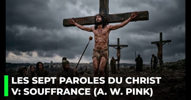 Les sept paroles du Christ sur la croix. V _ La parole de souffrance